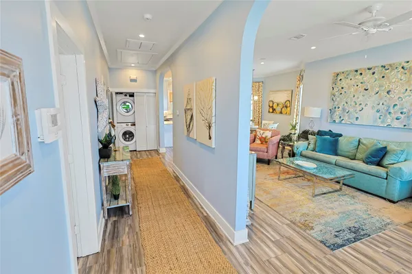 a view of a living room