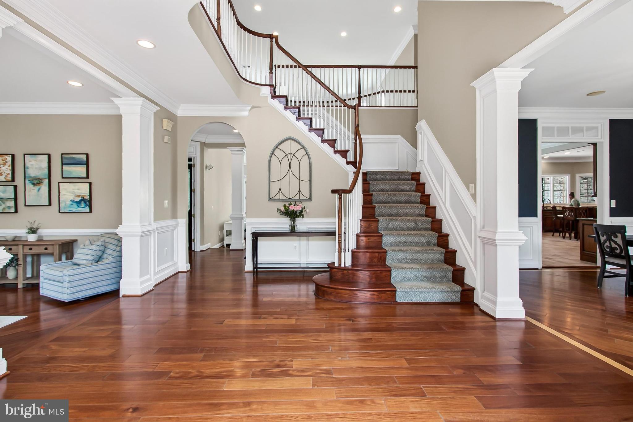 8836 Rommel Drive Lorton, VA 22079 - Photo 9 of 133 Center hall design with 10 ft ceilings on the main