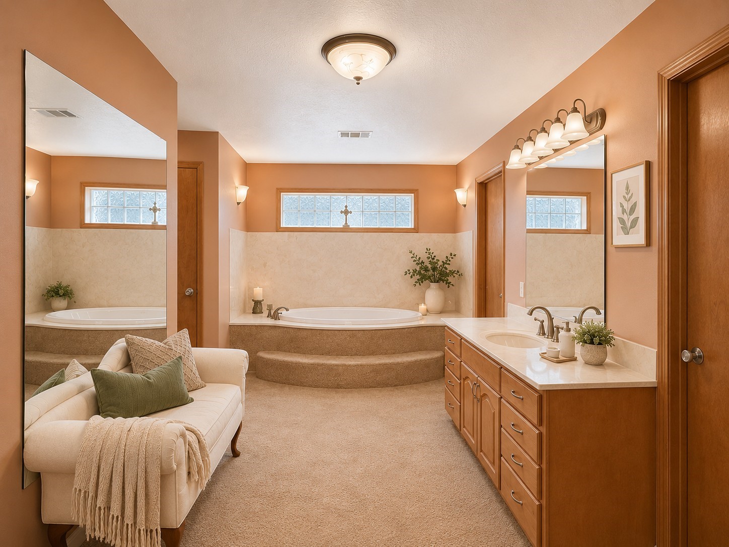 416 Division Street Jewett, TX 75846 - Photo 11 of 38 a spacious bathroom with a bathtub and a sink