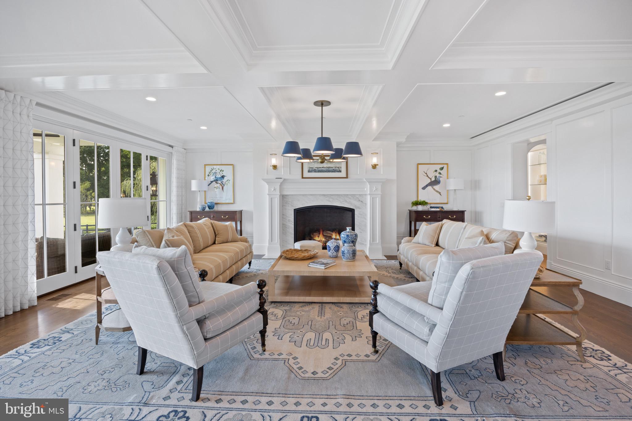 3200 Arundel On The Bay Road Annapolis, MD 21403 - Photo 36 of 110 Gas fireplace with Imperial Danby Marble surround