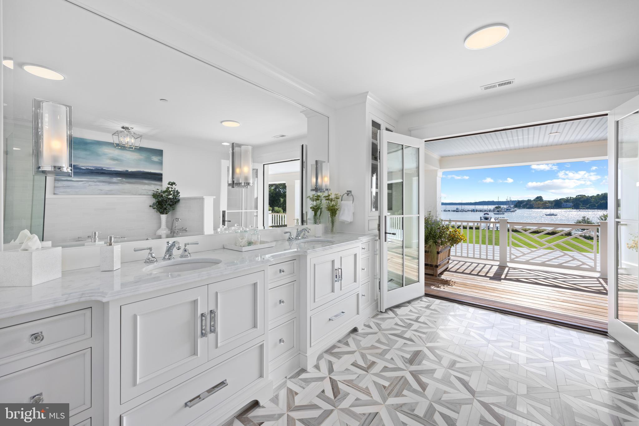 3200 Arundel On The Bay Road Annapolis, MD 21403 - Photo 67 of 110 Primary ensuite bathroom boasts this amazing view