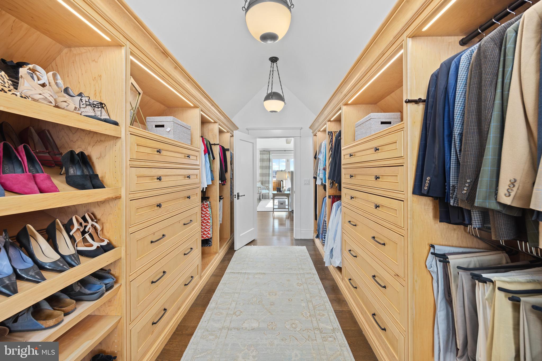 3200 Arundel On The Bay Road Annapolis, MD 21403 - Photo 70 of 110 Custom maple walk-in closet with deep drawers