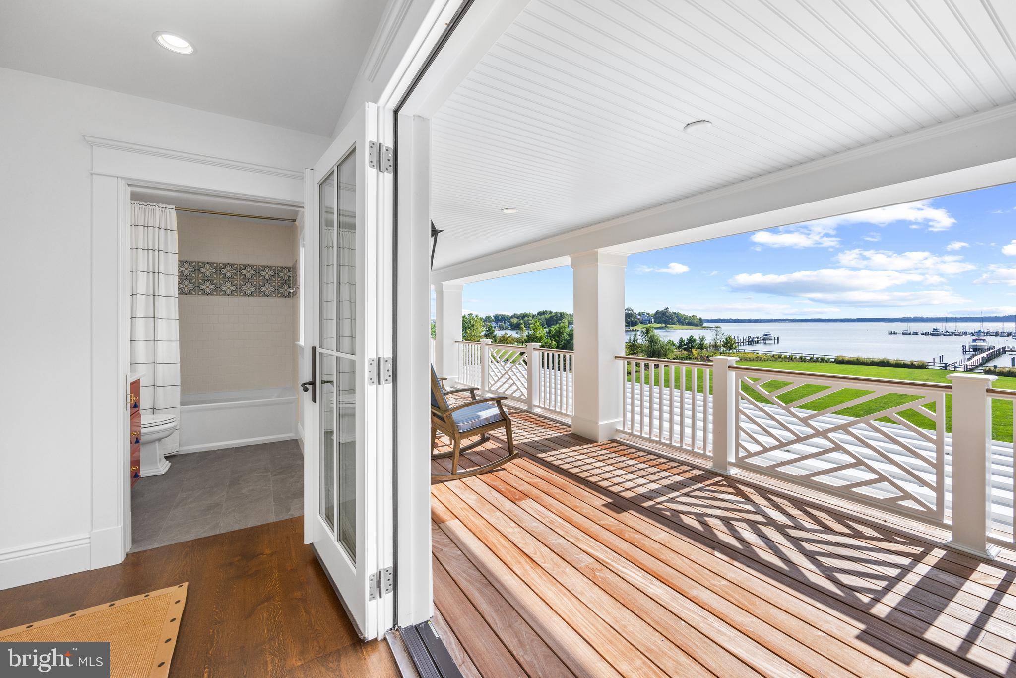 3200 Arundel On The Bay Road Annapolis, MD 21403 - Photo 75 of 110 Bedroom 2 w/IPE wood deck & ensuite bathroom