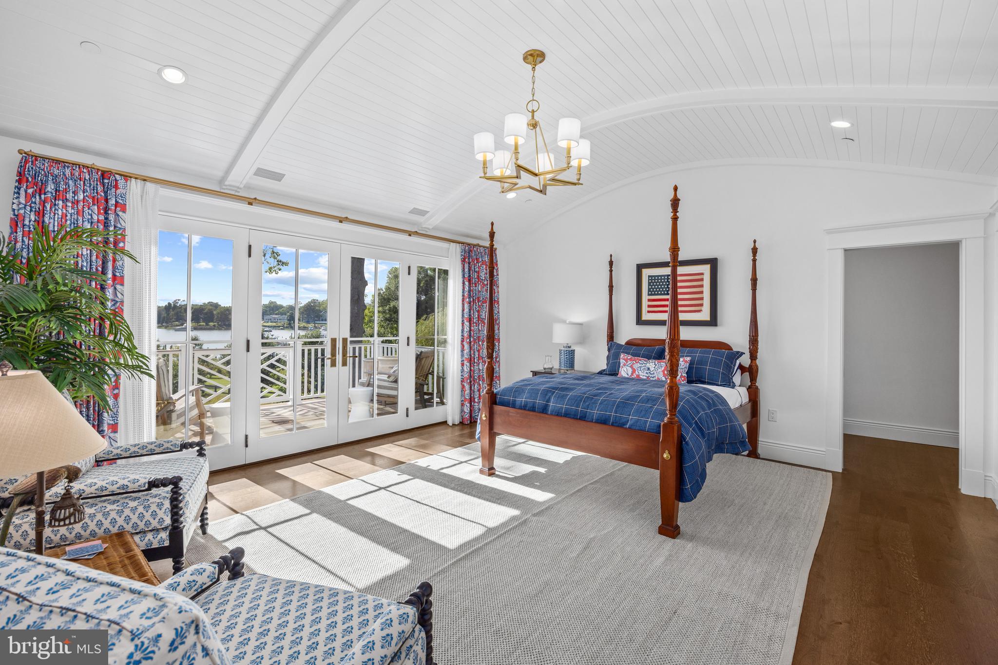 3200 Arundel On The Bay Road Annapolis, MD 21403 - Photo 77 of 110 Shiplap barrel ceiling and room darkening shades