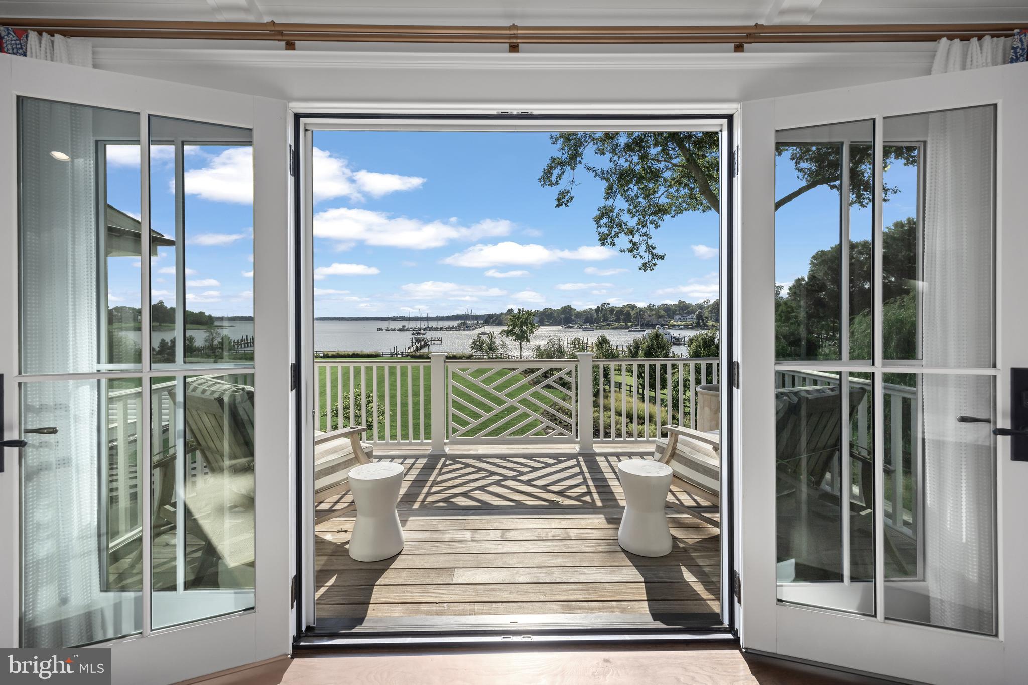 3200 Arundel On The Bay Road Annapolis, MD 21403 - Photo 78 of 110 French doors lead to private IPE balcony