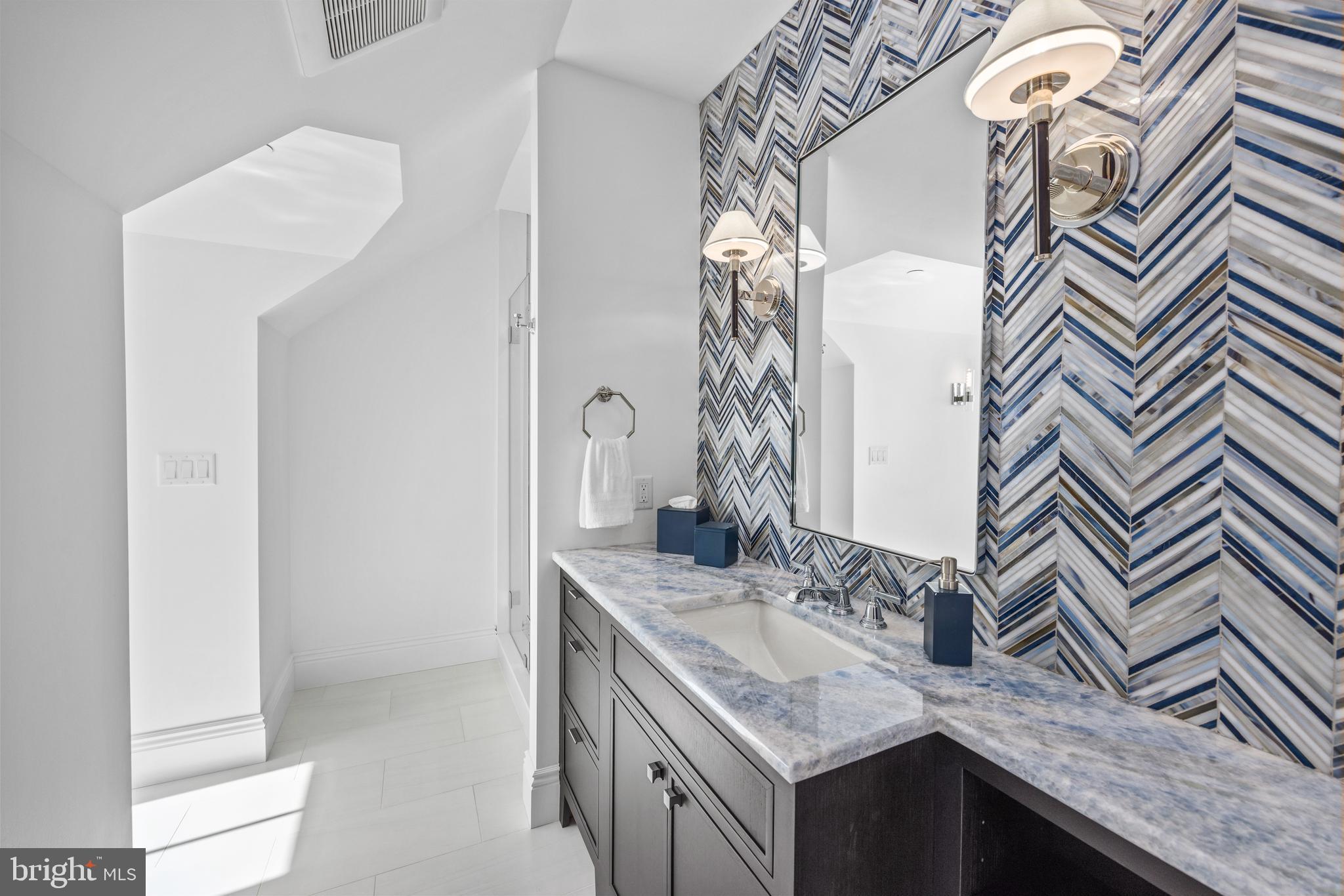 3200 Arundel On The Bay Road Annapolis, MD 21403 - Photo 86 of 110 Bedroom 4 ensuite bath w/stunning backsplash