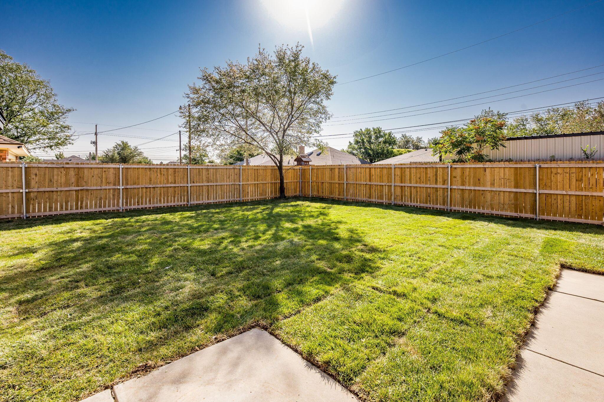 4207 Rhine Avenue Amarillo, TX 79110 - Photo 23 of 24 Backyard