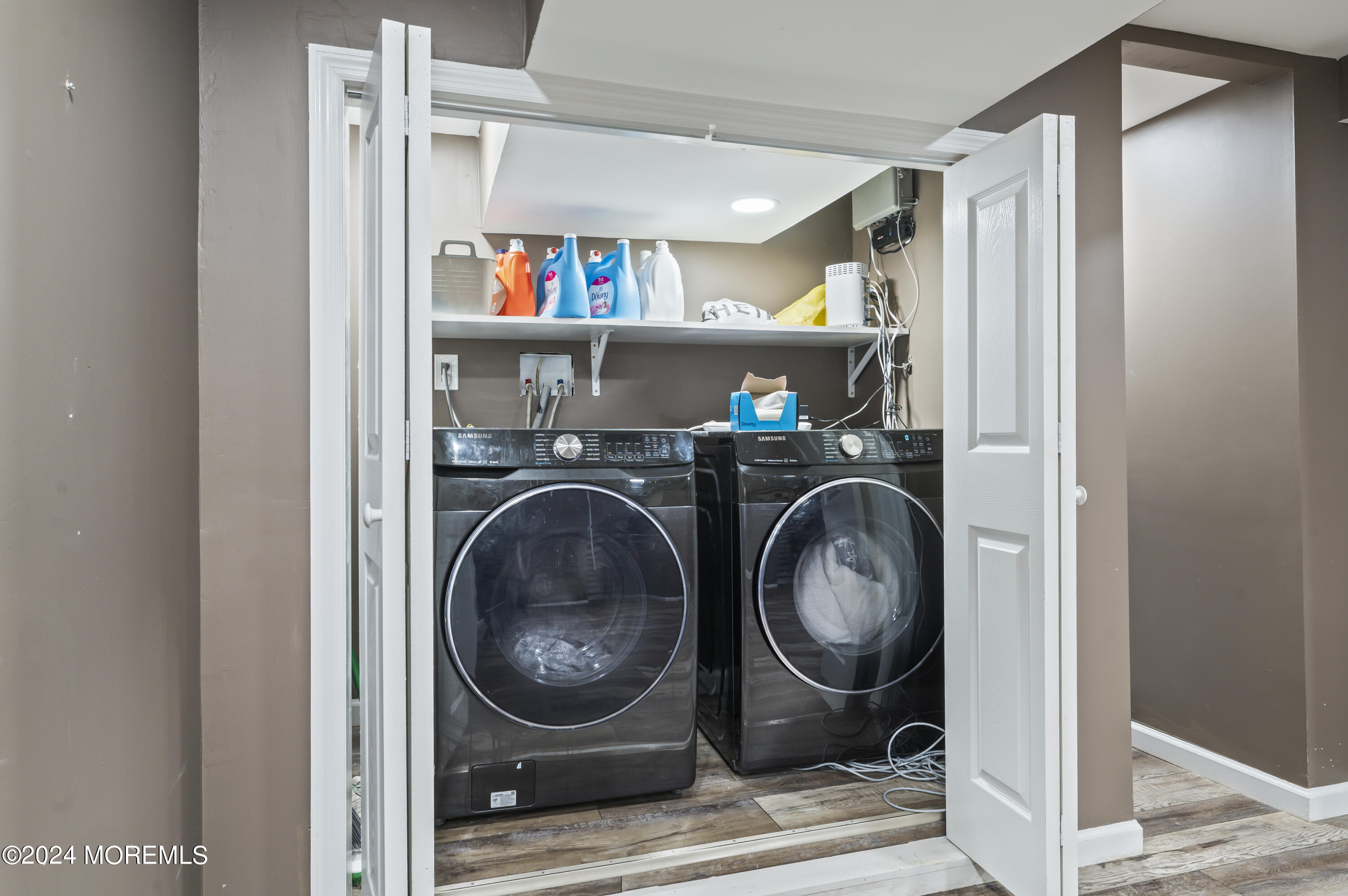 201 Hollowbrook Drive Ewing, NJ 08638 - Photo 37 of 44 a view of storage and utility room with washer and dryer