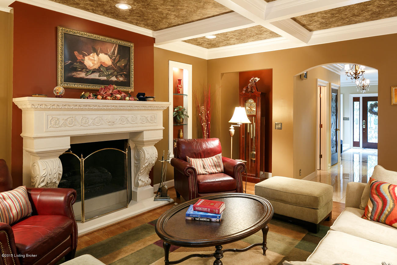 16 Riding Ridge Road Prospect, KY 40059 - Photo 14 of 38 Coffered ceiling add a level of "wow"