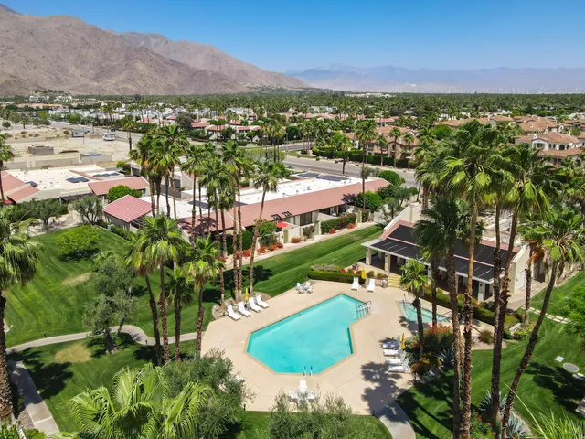 a view of city and mountain