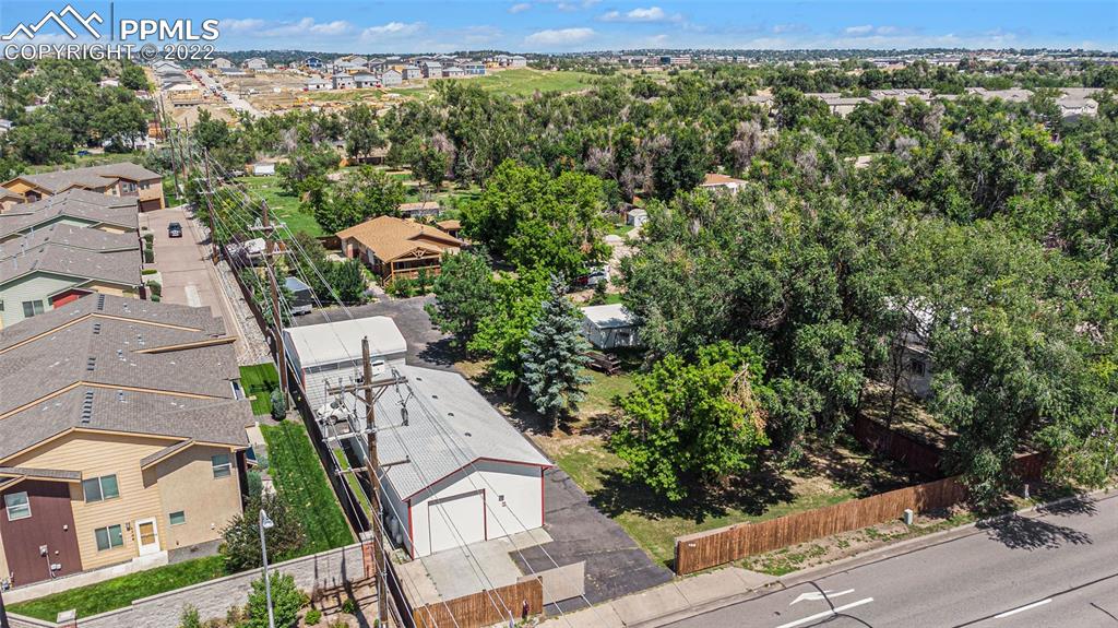 4810 Airport Road Colorado Springs, CO 80916 - Photo 37 of 41 an aerial view of multiple house