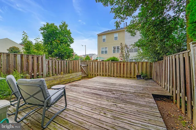 a view of outdoor space with seating space