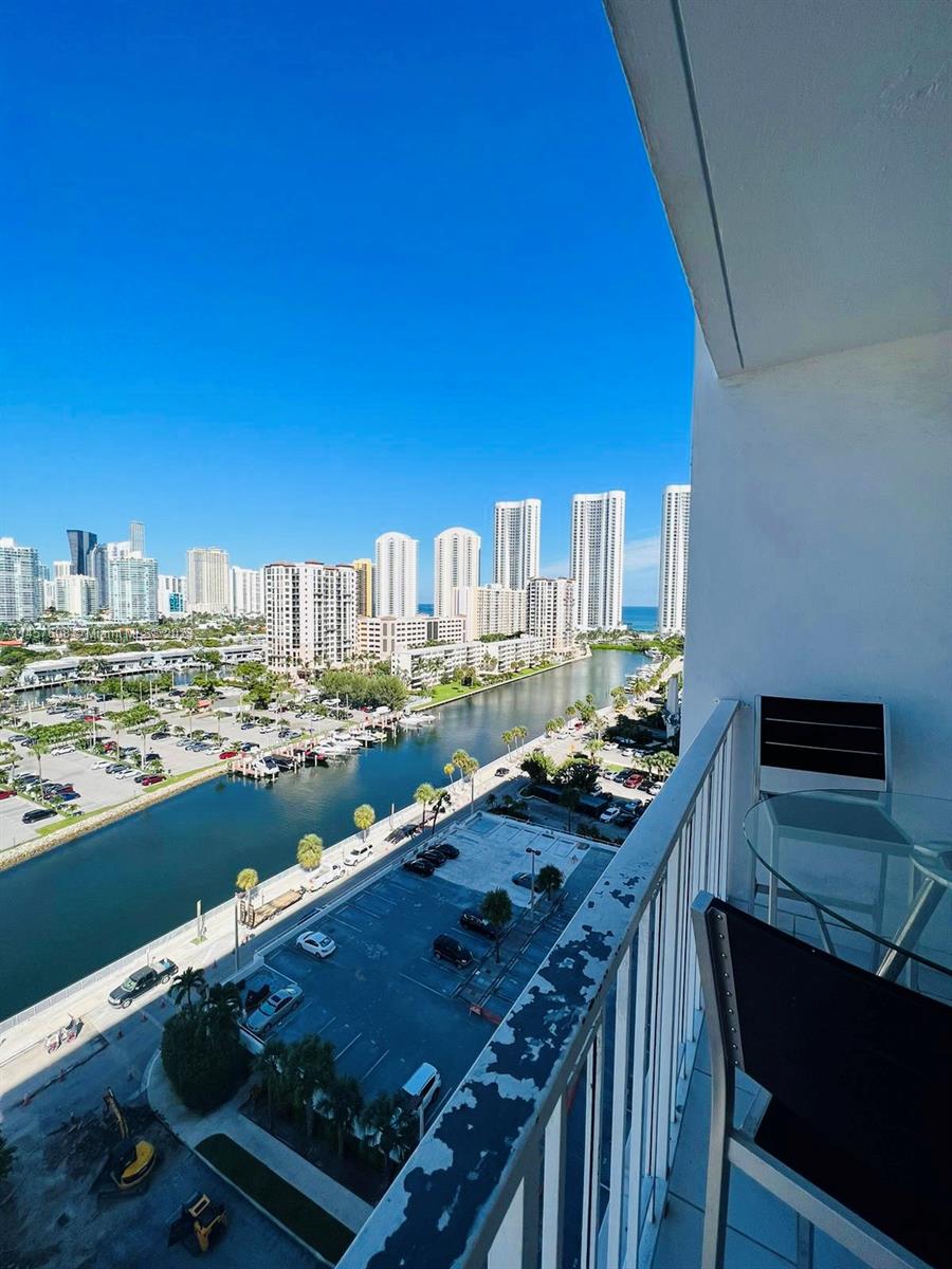 500 Bayview Drive, Unit 1417 Sunny Isles Beach, FL 33160 - Photo 6 of 13 a view of swimming pool from a balcony