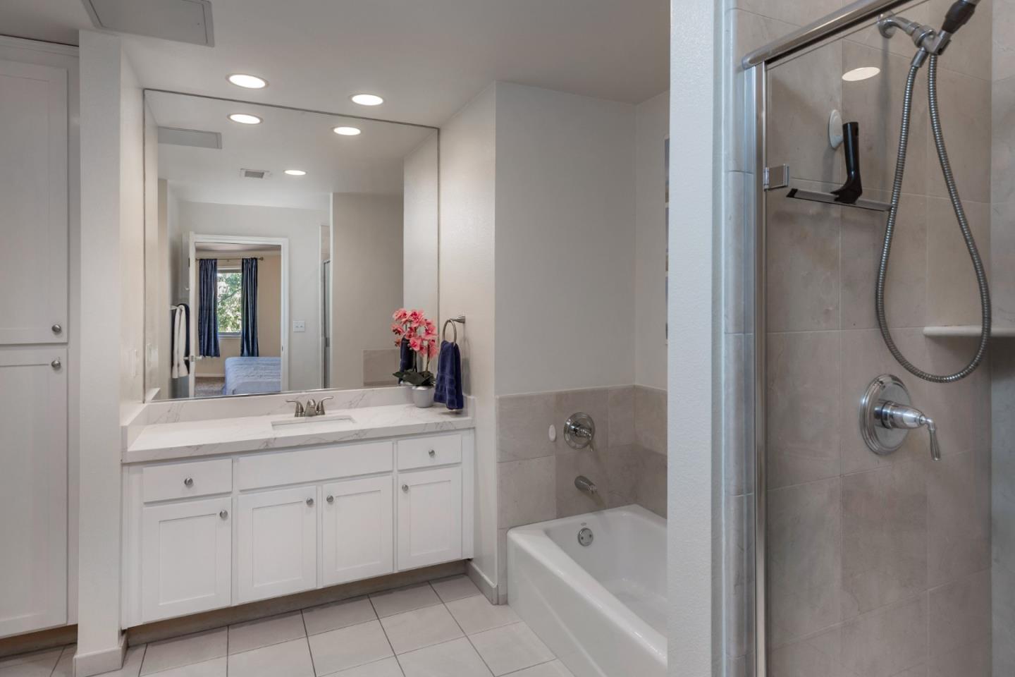 21 North 2nd Street, Unit 303 Campbell, CA 95008 - Photo 17 of 29 a bathroom with a sink a toilet and a bathtub