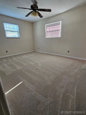 en view of an empty room