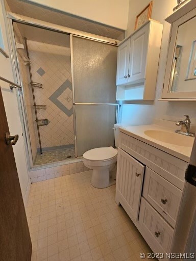 2410 Lime Tree Drive Edgewater, FL 32141 - Photo 10 of 18 a bathroom with a granite countertop sink toilet and shower