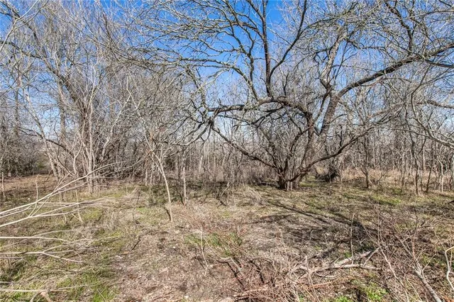 an aerial view of house with yard and mountain in the background