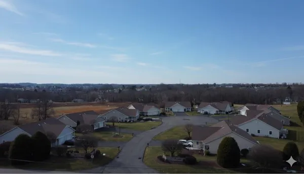 an aerial view of a