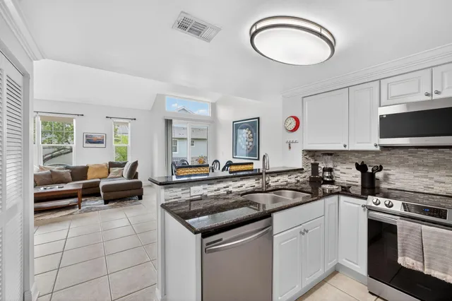 a house view with a seating space