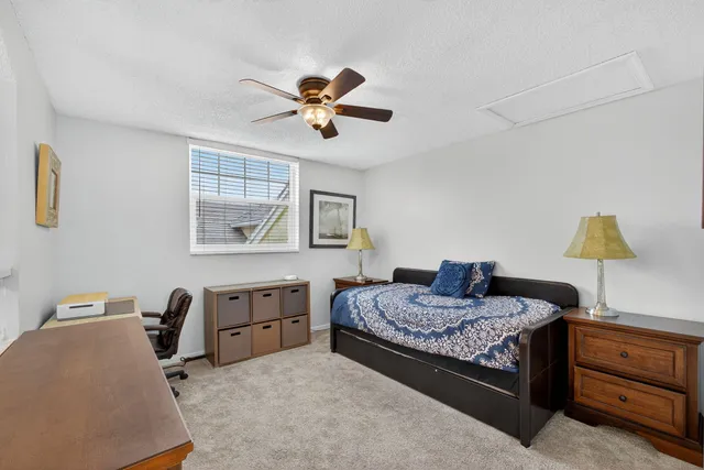 a view of workspace with cabinet