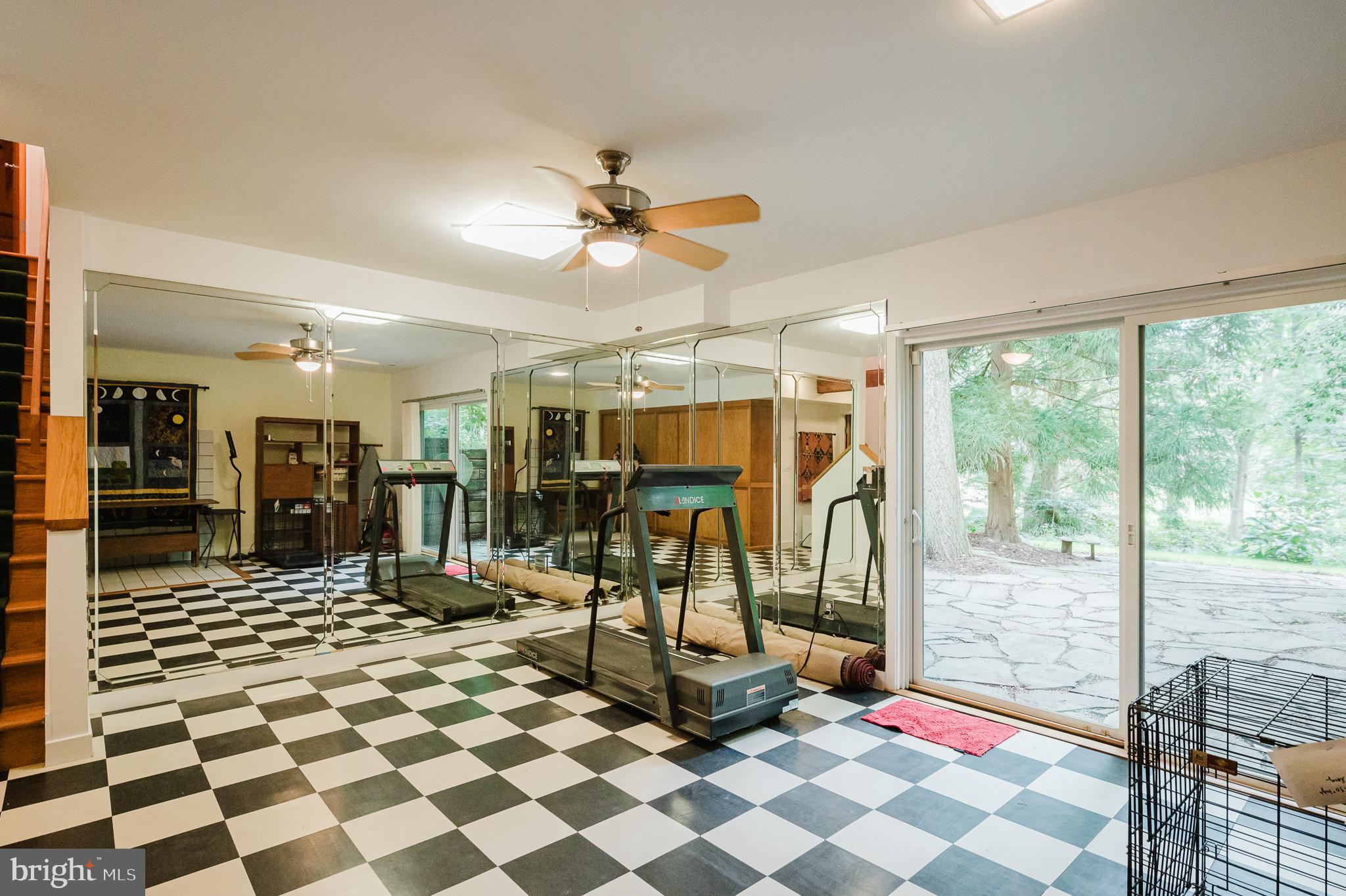 6010 Fork Woods Road Baldwin, MD 21013 - Photo 34 of 65 Black & white vinyl tile flooring