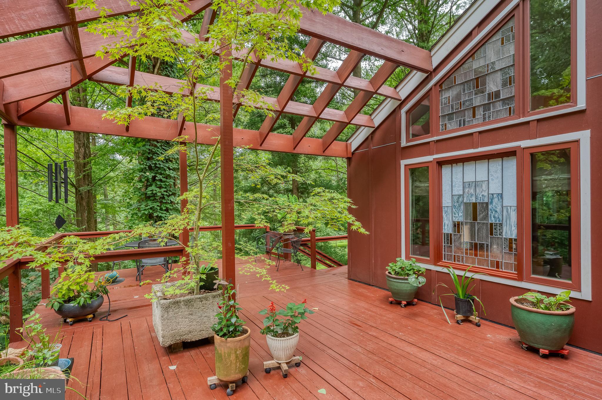 6010 Fork Woods Road Baldwin, MD 21013 - Photo 40 of 65 Stained glass windows shown in dining room