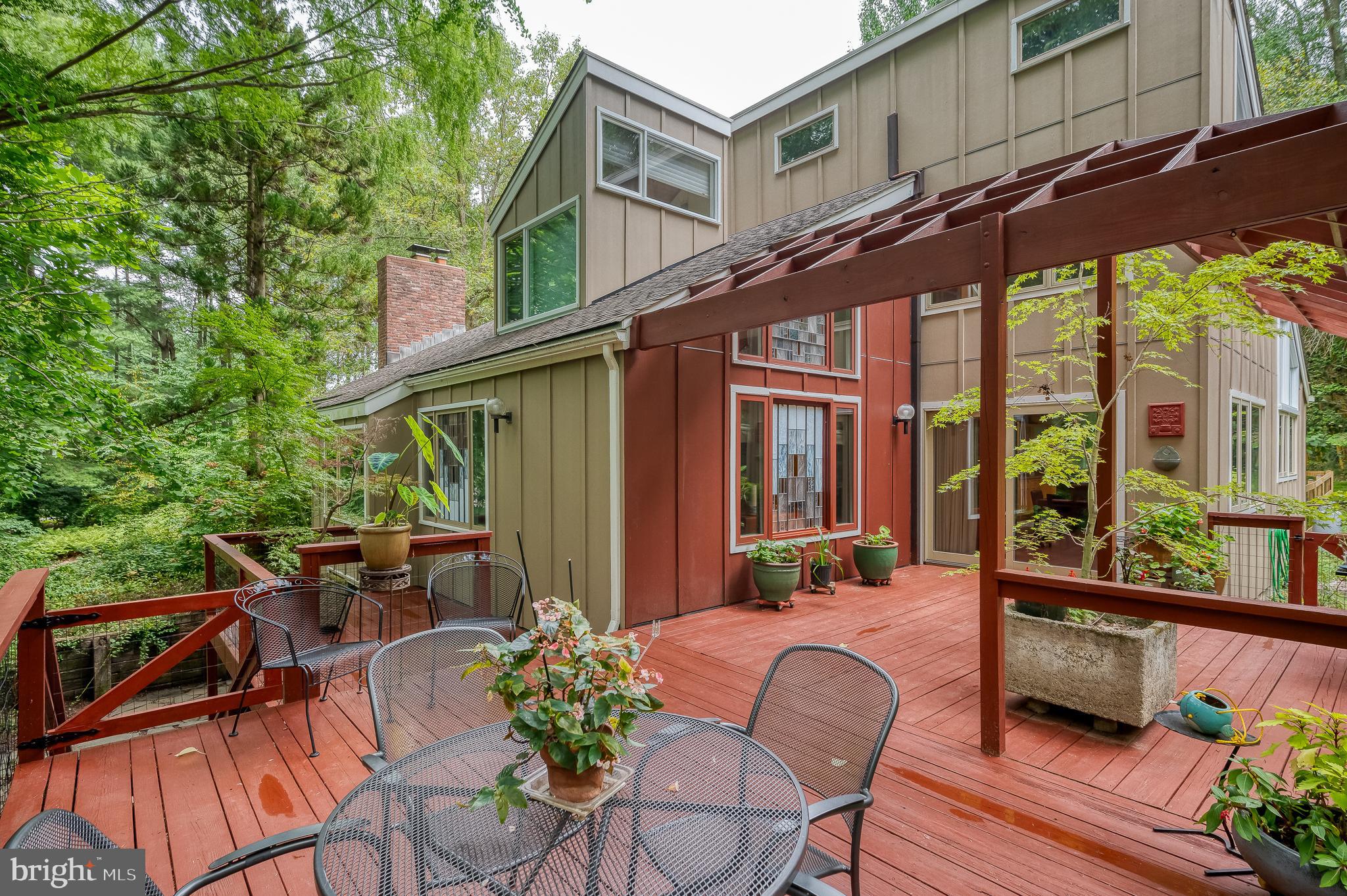 6010 Fork Woods Road Baldwin, MD 21013 - Photo 42 of 65 Large deck with access to patio & yard below