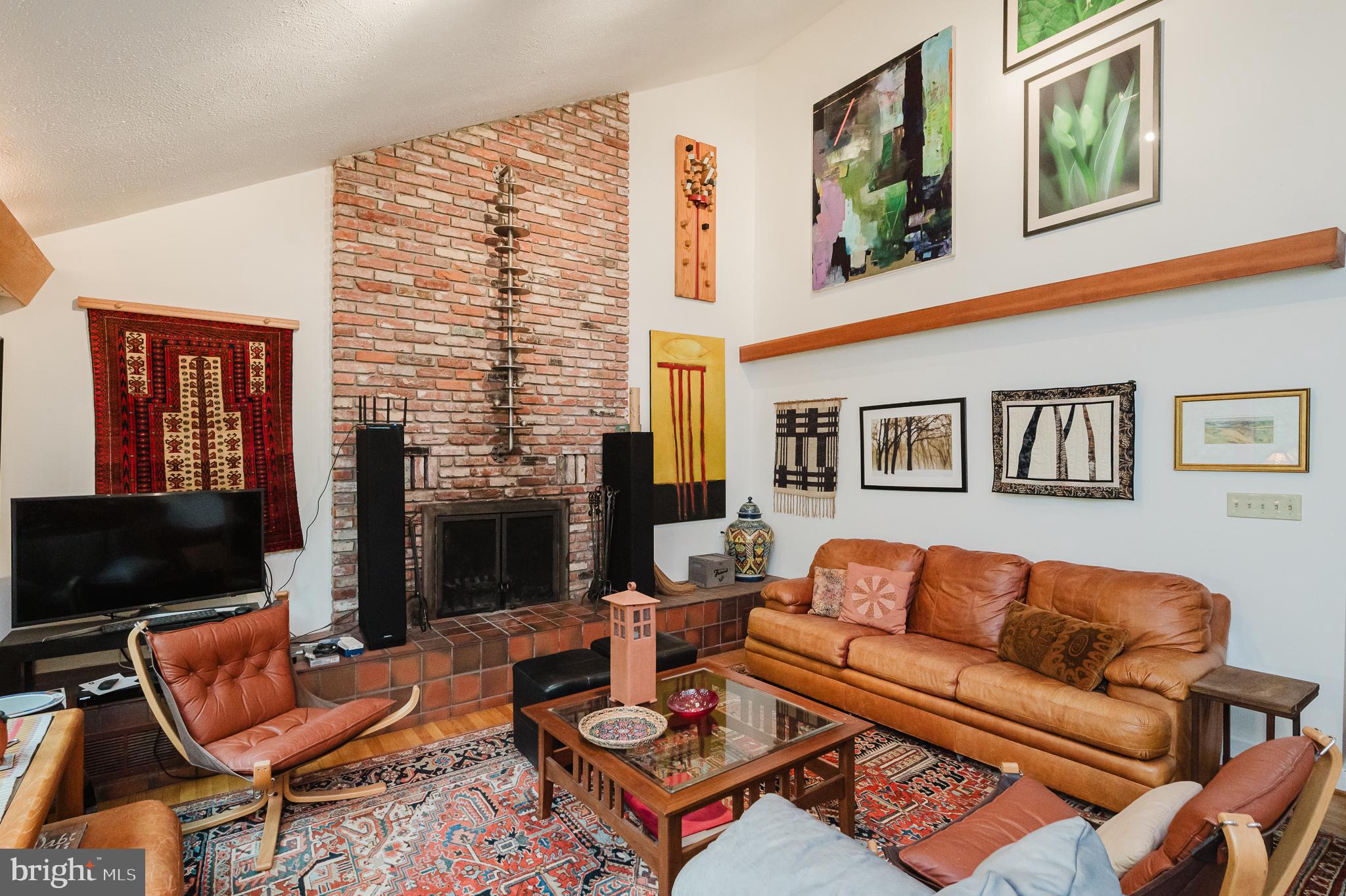 6010 Fork Woods Road Baldwin, MD 21013 - Photo 5 of 65 Living Room w/ wood burning fireplace