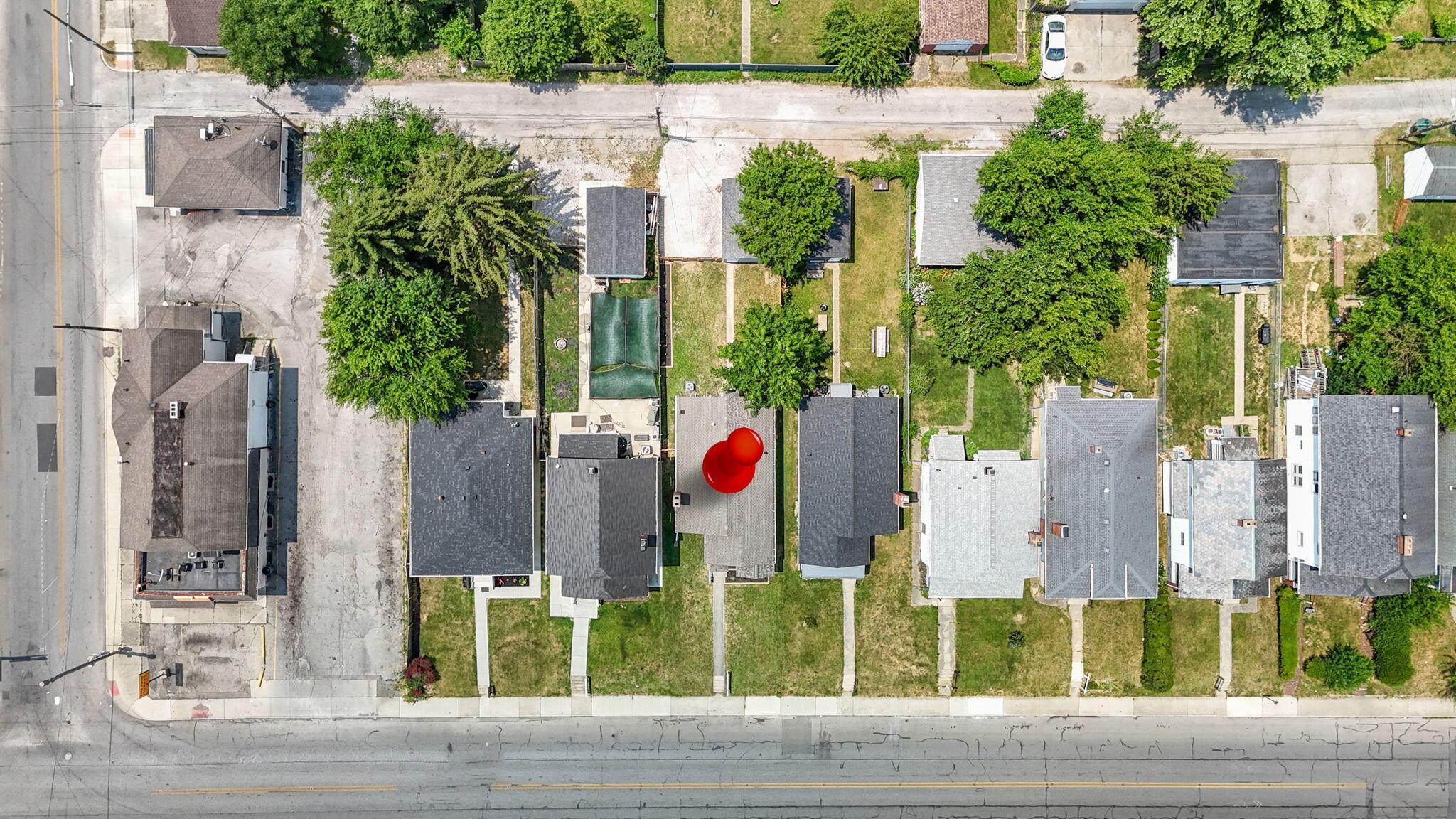 1317 Lockbourne Road Columbus, OH 43206 - Photo 39 of 41 Overhead Drone View