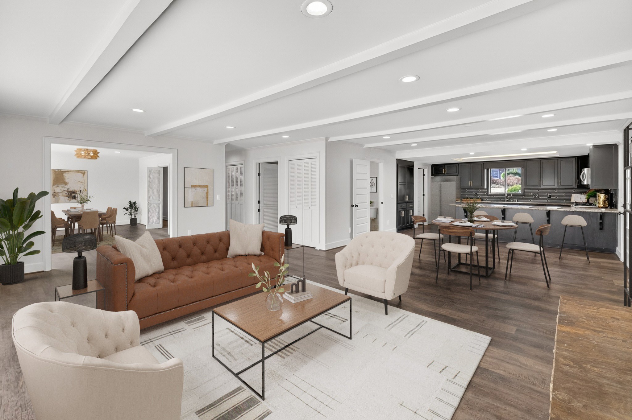 91 Country Club Terrace Winchester, TN 37398 - Photo 12 of 74 a living room with furniture and view of kitchen