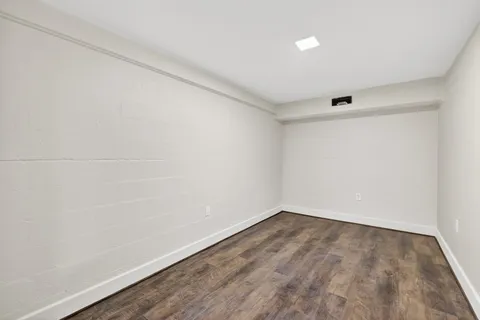a view of a balcony with chairs