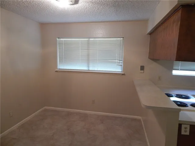 a view of small space with window