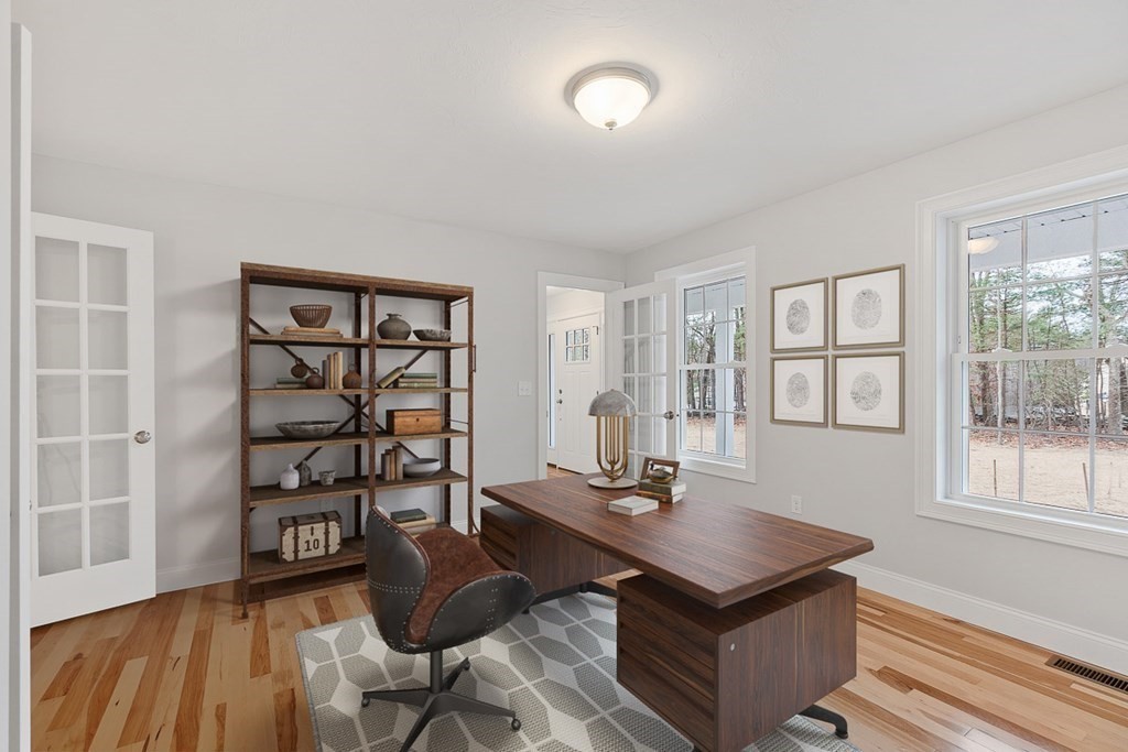 150 French Road, Unit LOT 4 Templeton, MA 01468 - Photo 6 of 28 a view of a workspace with furniture and a window