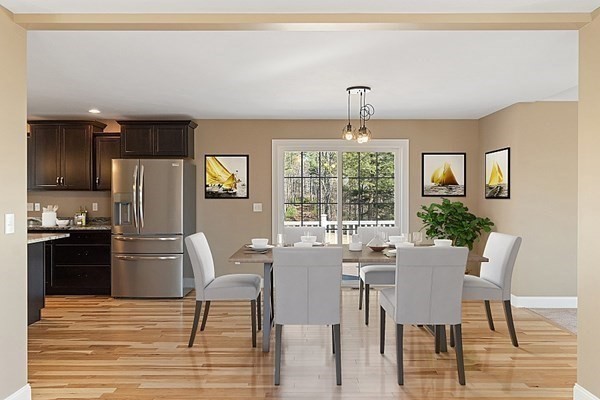 150 French Road, Unit LOT 4 Templeton, MA 01468 - Photo 10 of 28 a view of a dining room with furniture window and wooden floor
