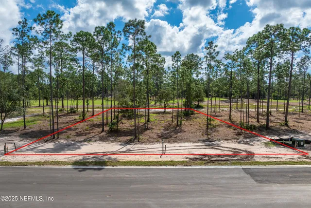 a view of a lake with a city