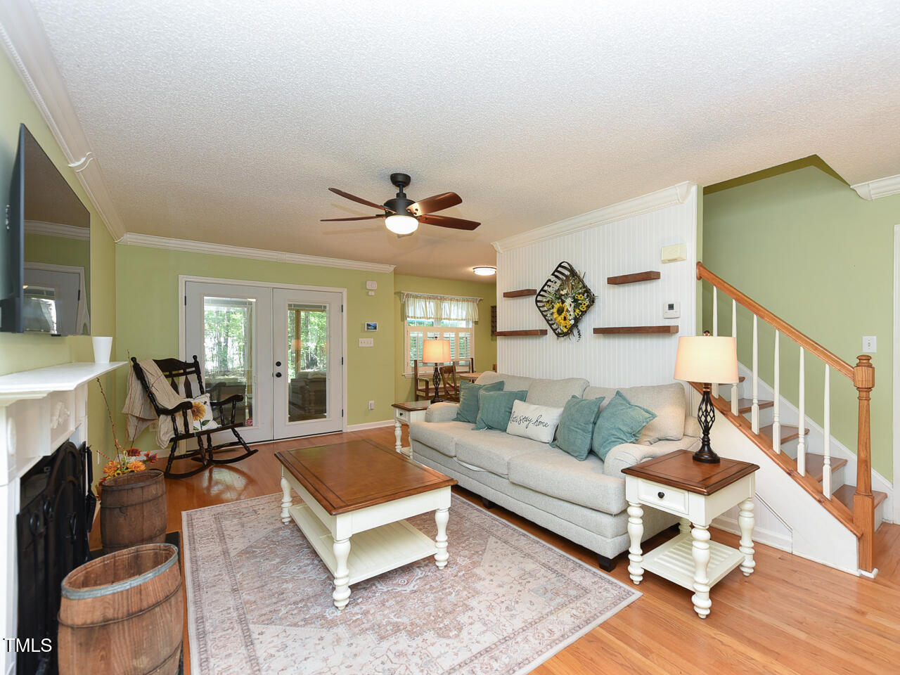 125 Walker Run Selma, NC 27576 - Photo 17 of 47 a living room with furniture and wooden floor