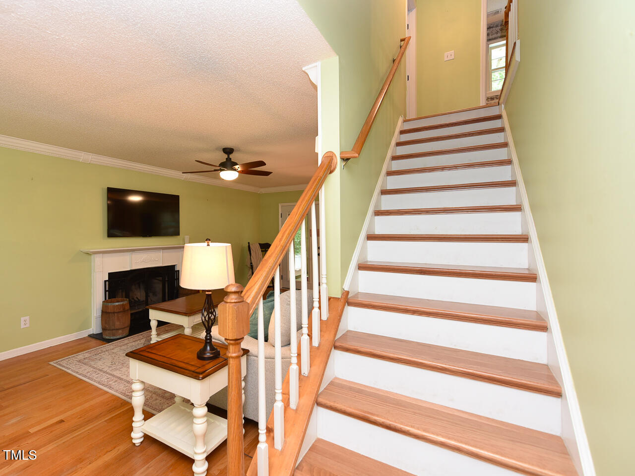 125 Walker Run Selma, NC 27576 - Photo 18 of 47 a view of entryway and hall with wooden floor