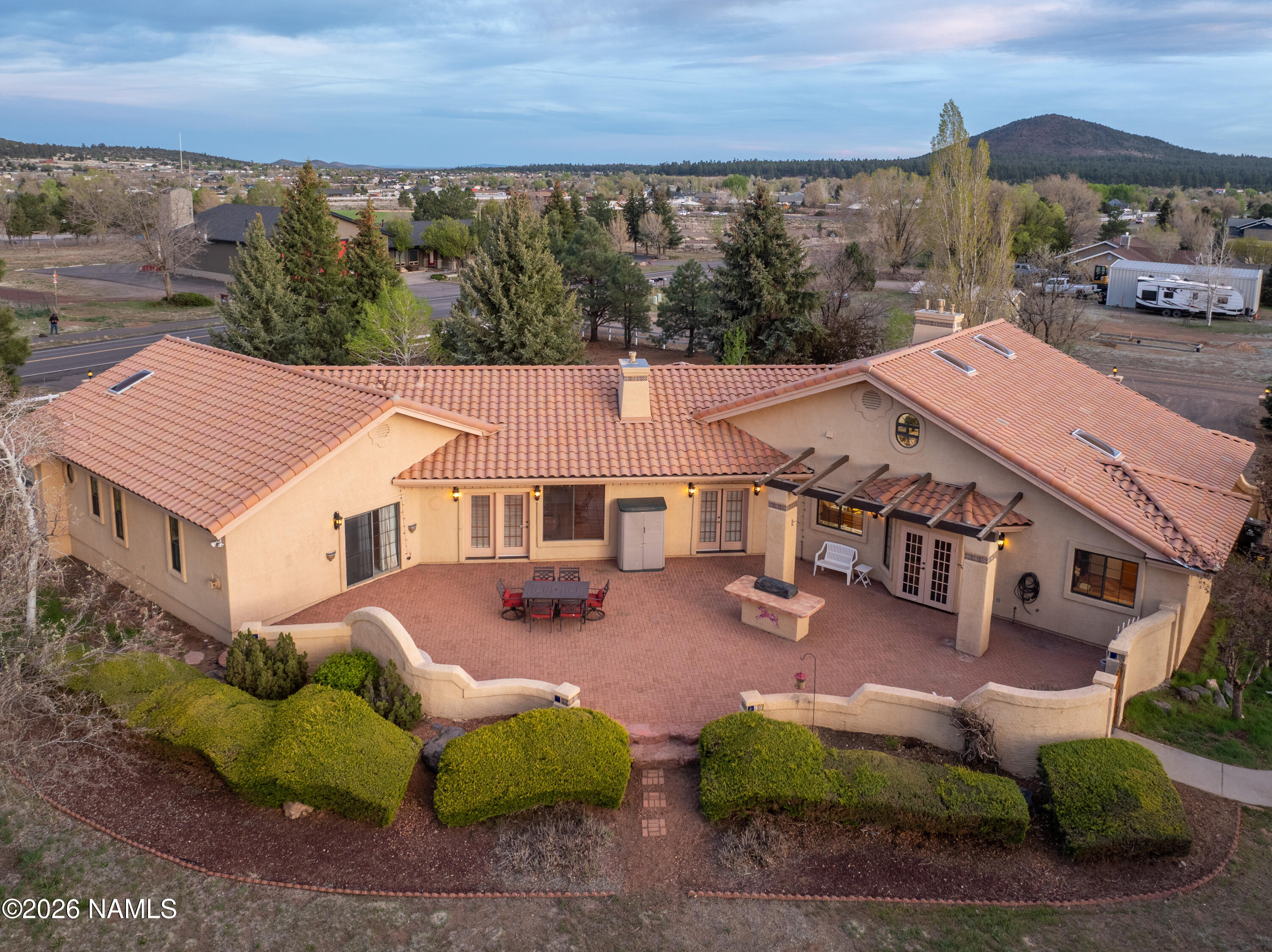 8950 Koch Field Road Flagstaff, AZ 86004 - Photo 46 of 55 Aerial - Back Patio