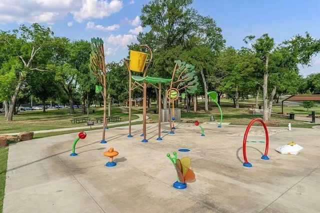 a park with kid zone