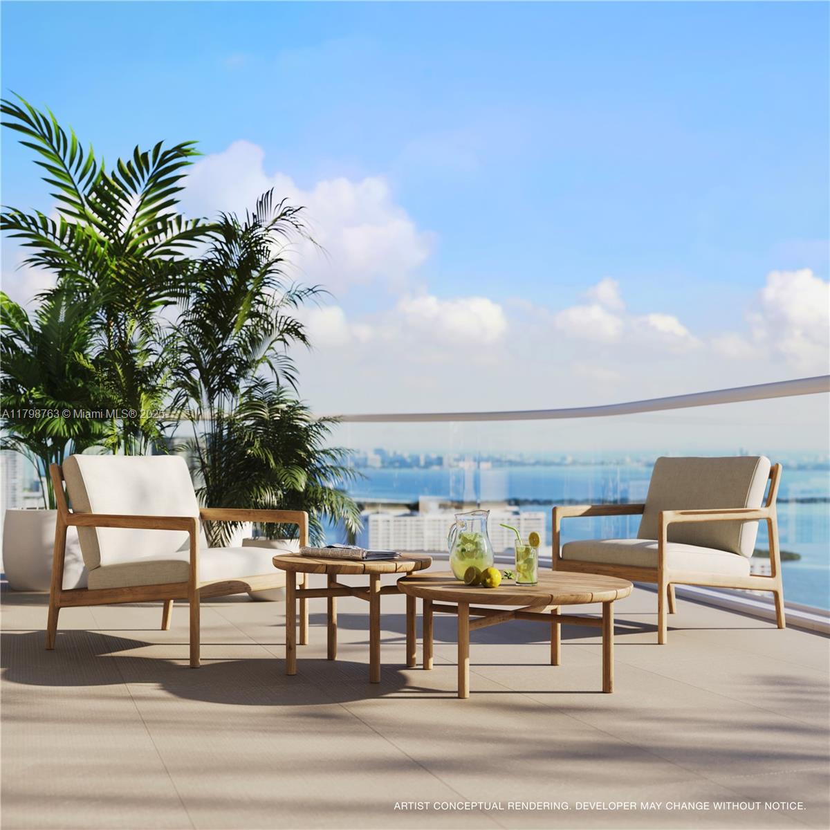 175 Northeast 10th Street, Unit 44B Miami, FL 33132 - Photo 2 of 35 a view of outdoor space with seating