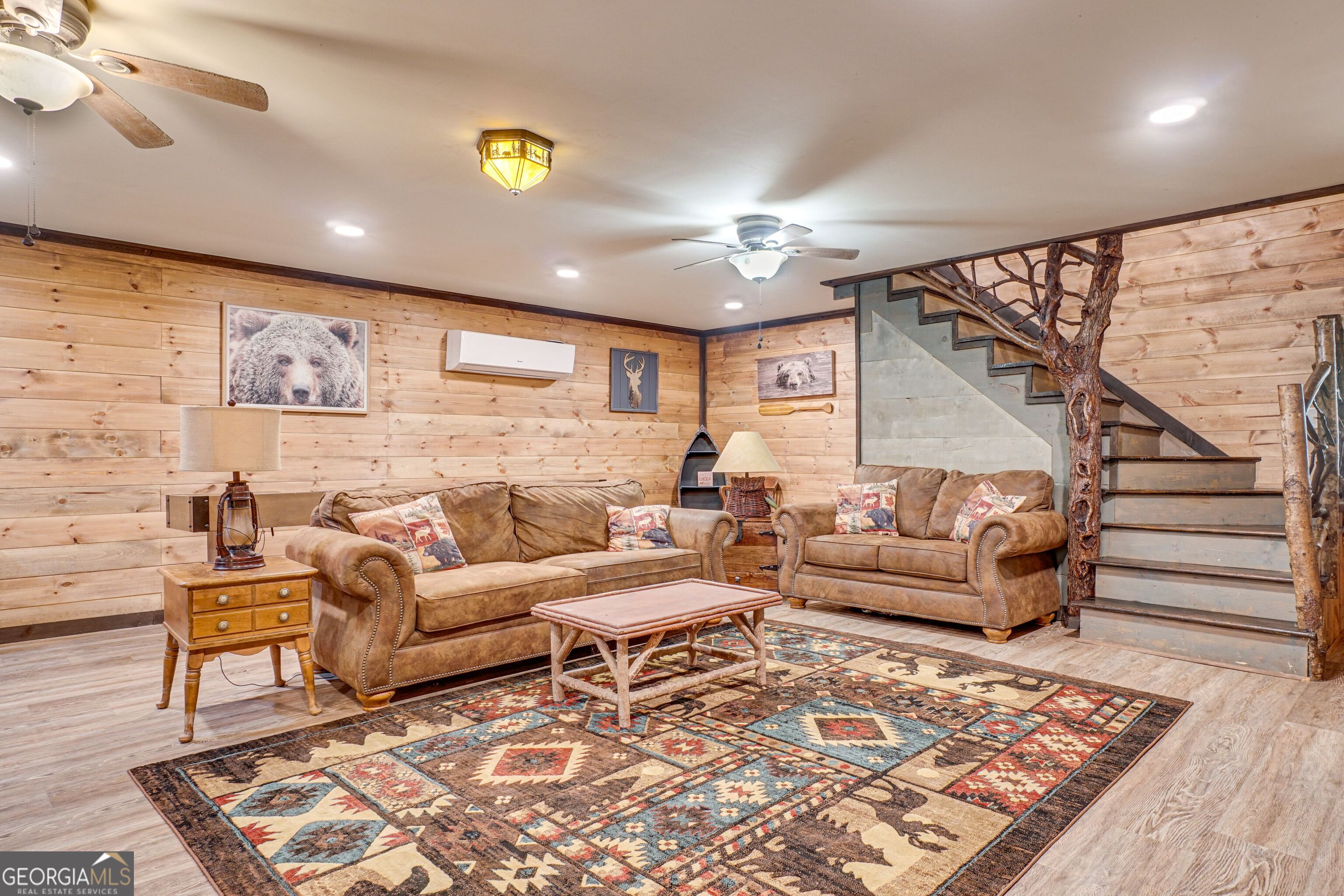 2183 Chimney Mountain Road Sautee Nacoochee, GA 30571 - Photo 12 of 28 a living room with furniture and a rug