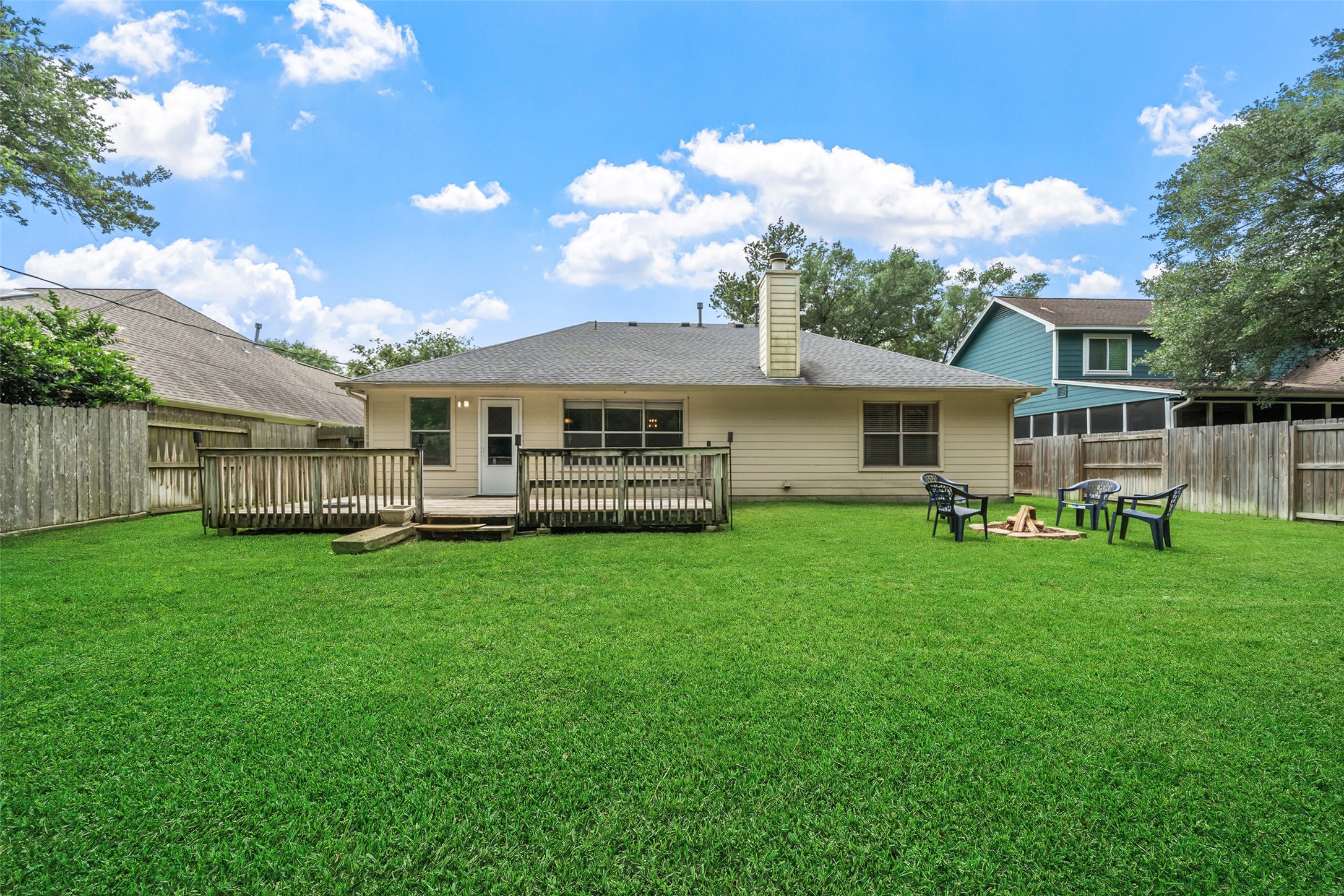 19718 Teller Boulevard Spring, TX 77388 - Photo 35 of 47 a view of a house with a backyard