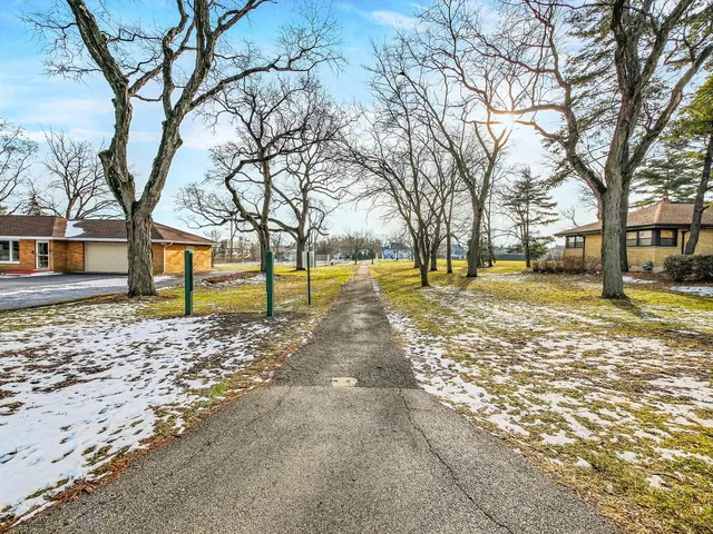 a aerial view of a swimming pool
