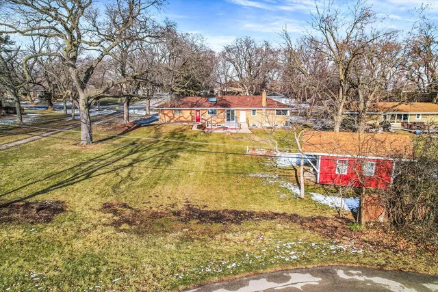 a view of city and mountain