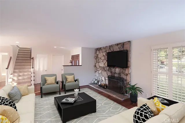 a kitchen with lots of counter top space