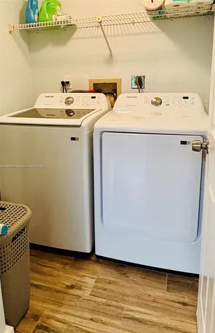 a outdoor space with furniture