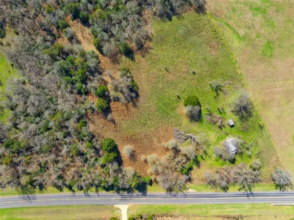 an aerial view of a residential houses