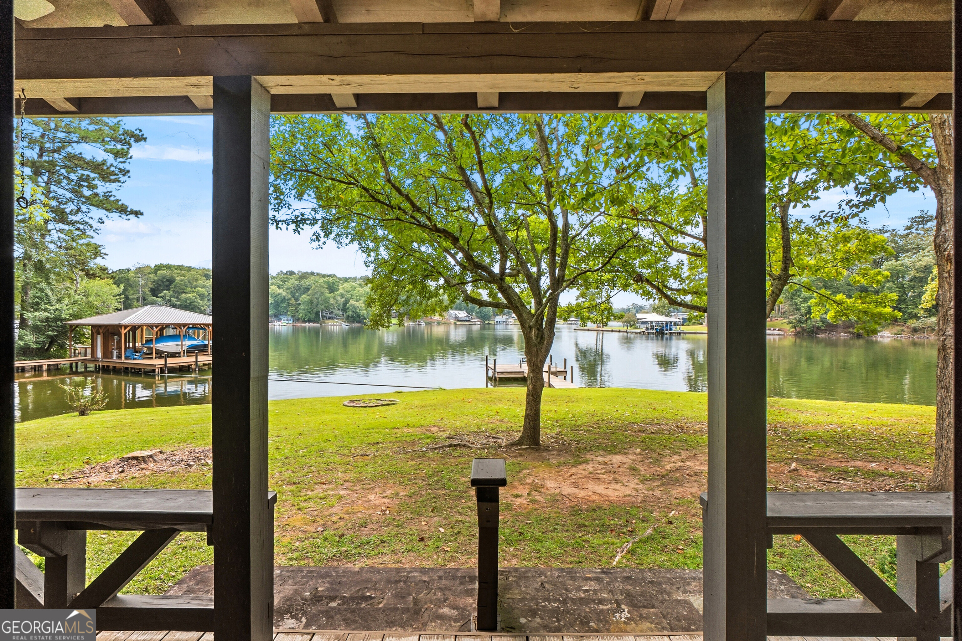 324 Blenny Run Jackson, GA 30233 - Photo 10 of 71 a view of back yard from a window