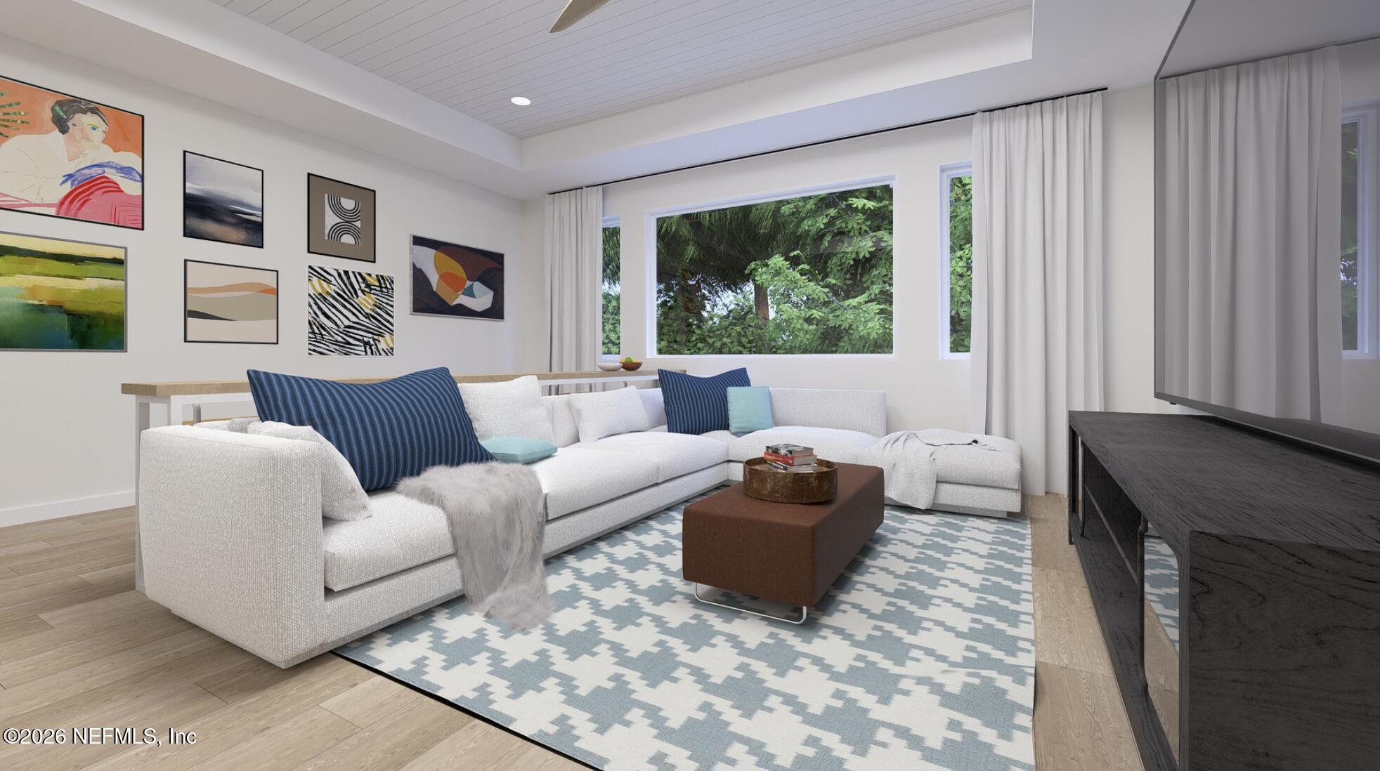 362 19th Street Atlantic Beach, FL 32233 - Photo 6 of 7 a living room with furniture and a window