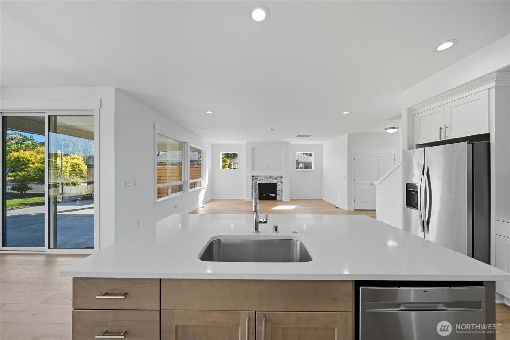 476 Reserve Way Walla Walla, WA 99362 - Photo 11 of 40 a kitchen with stainless steel appliances a sink and a refrigerator